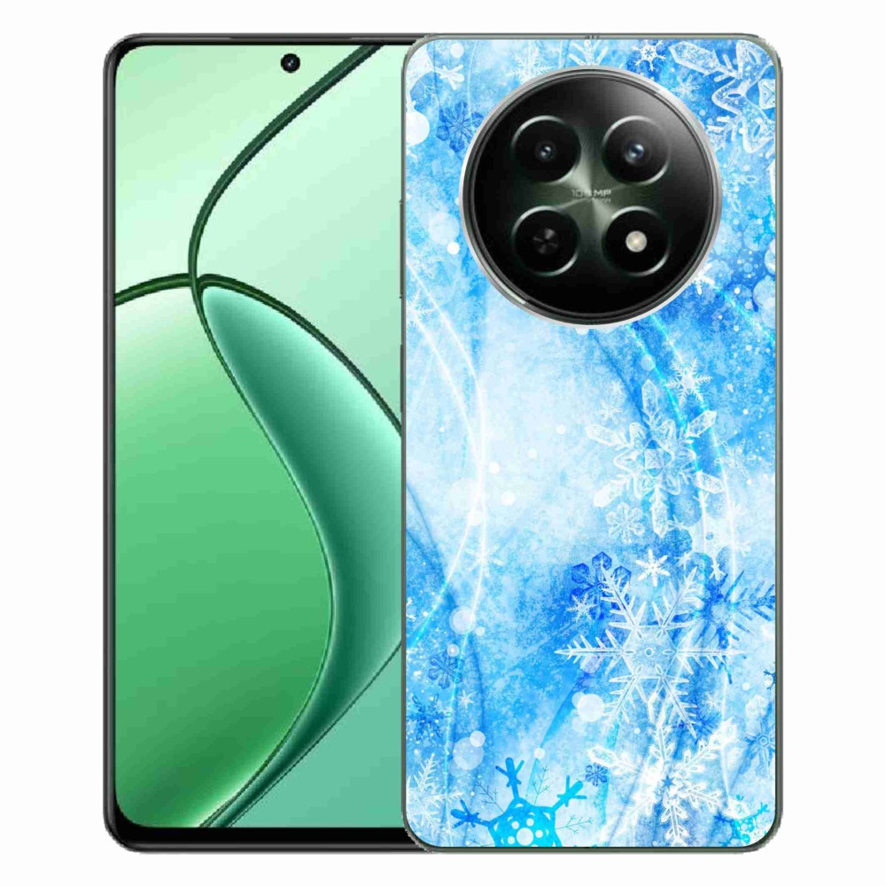 Gél borítás mmCase a Realme 12 5G/12x 5G készülékhez - hópelyhek