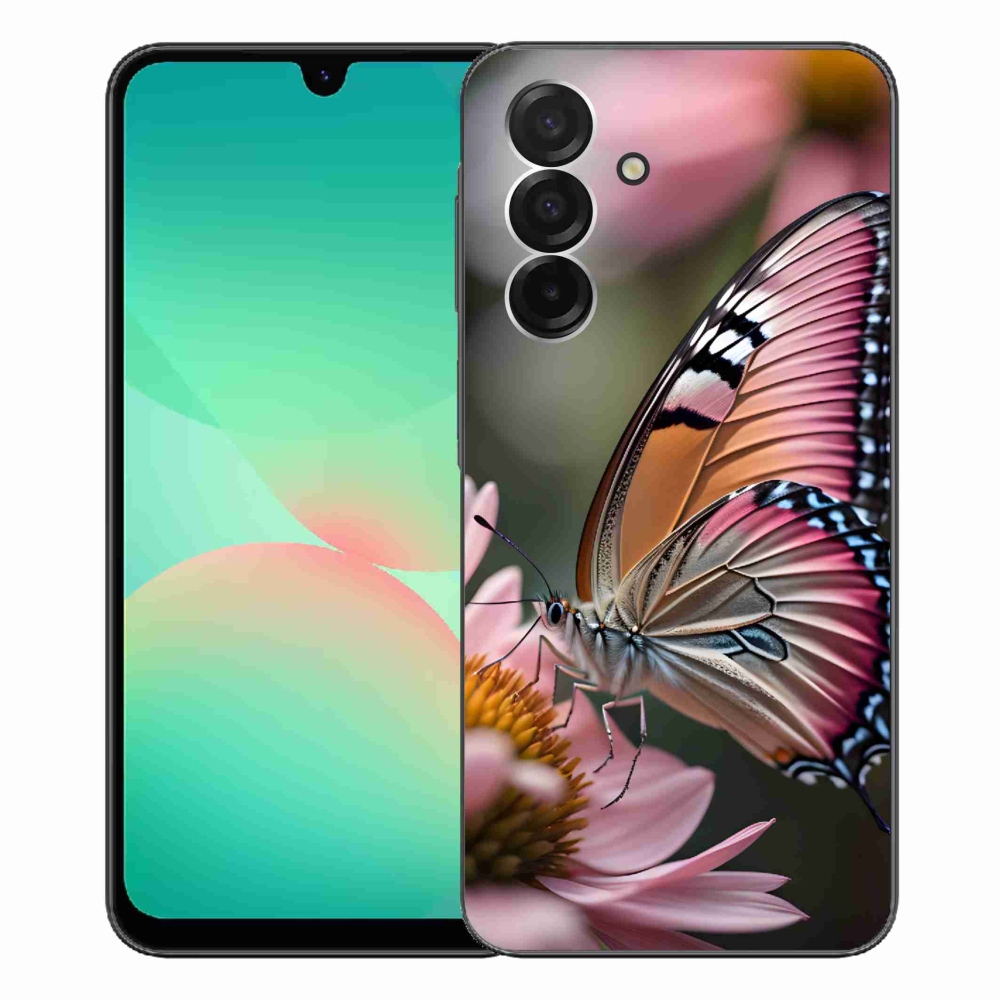 Zselés borítás mmCase Samsung Galaxy A26 5G - színes pillangó