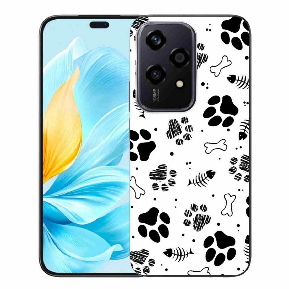 Zselés borítás mmCase a Honor 200 Lite 5G készülékhez - kutyamancsok 1