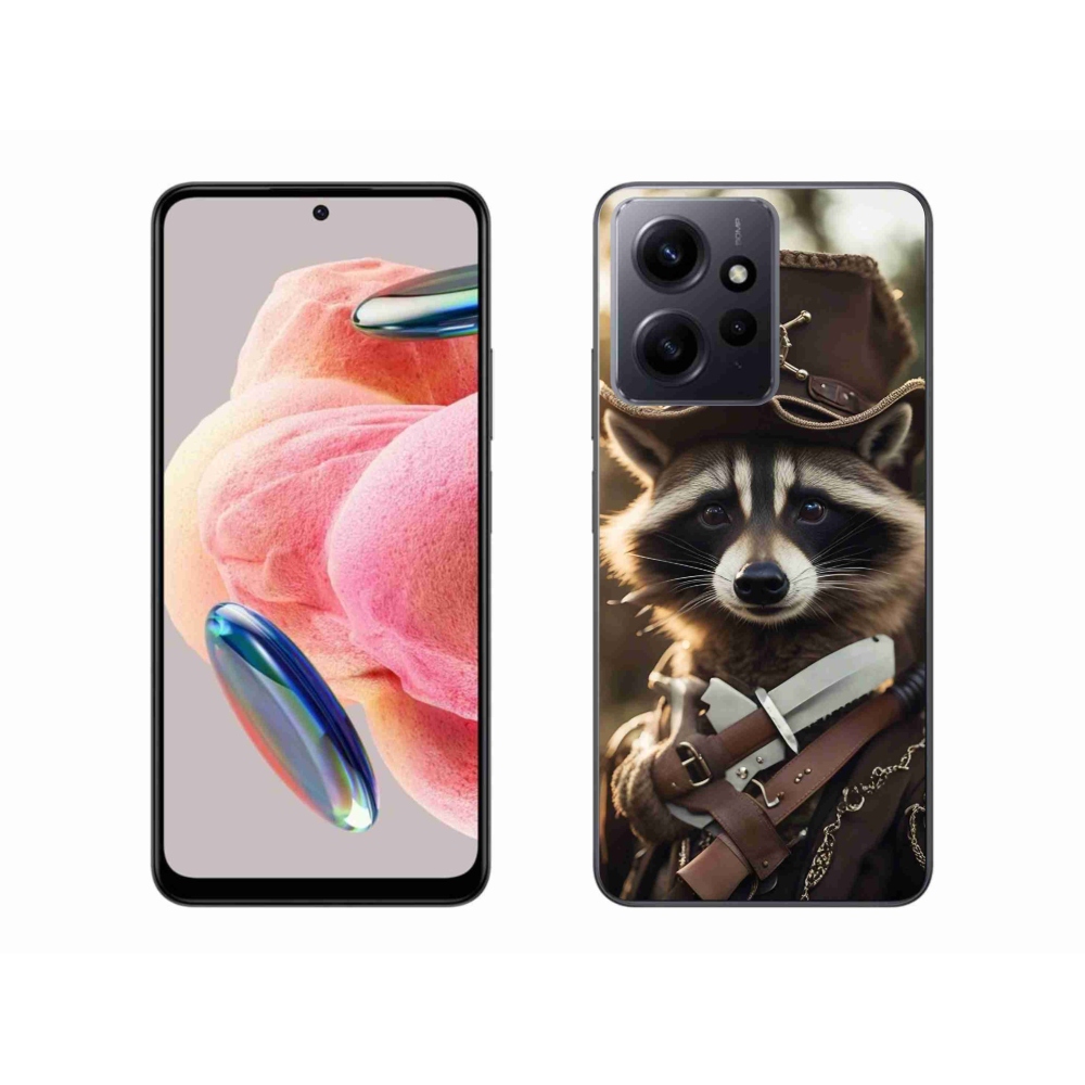 Gél borítás mmCase a Xiaomi Redmi Note 12 4G-hez - mosómedve egyenruhában