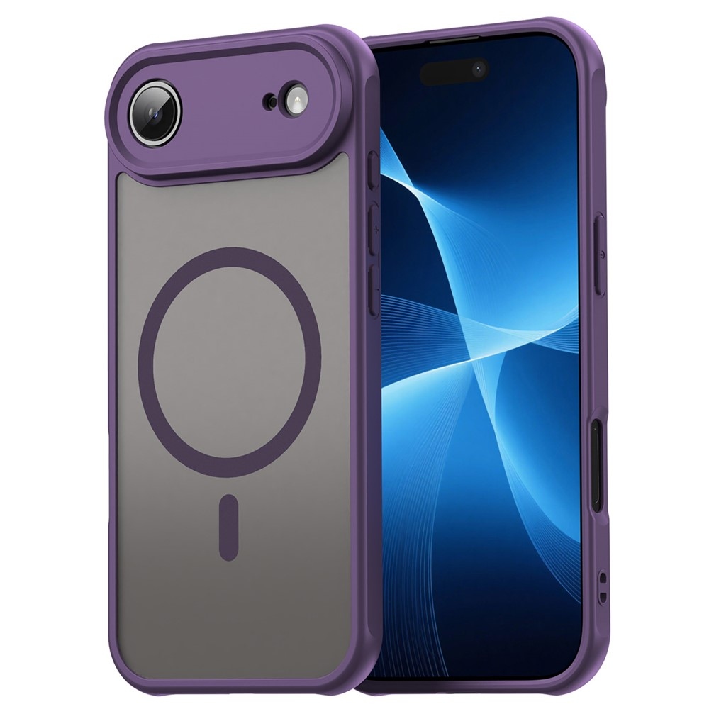 Matte zselés tok MagSafe-rel iPhone 17 Air készülékhez - lila