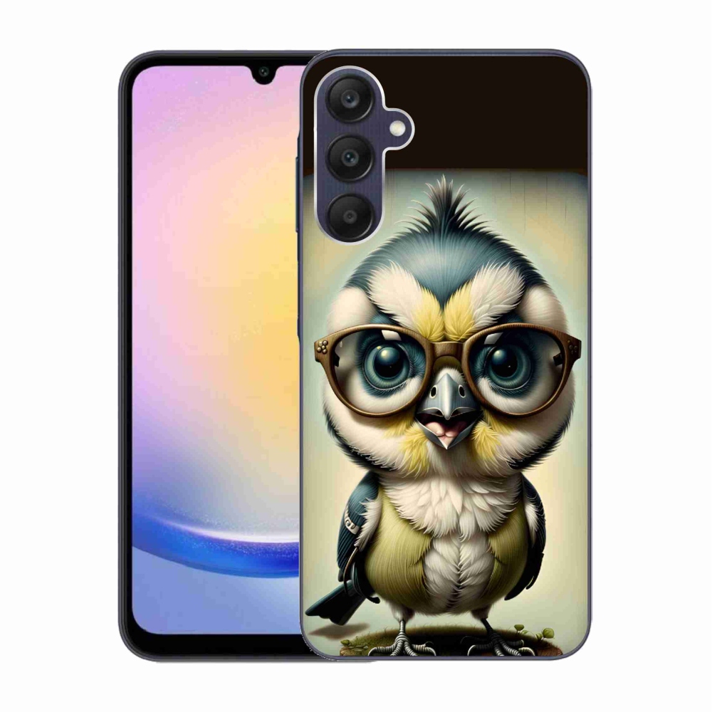 Zselés borítás mmCase Samsung Galaxy A25 5G - kölyök szemüveggel