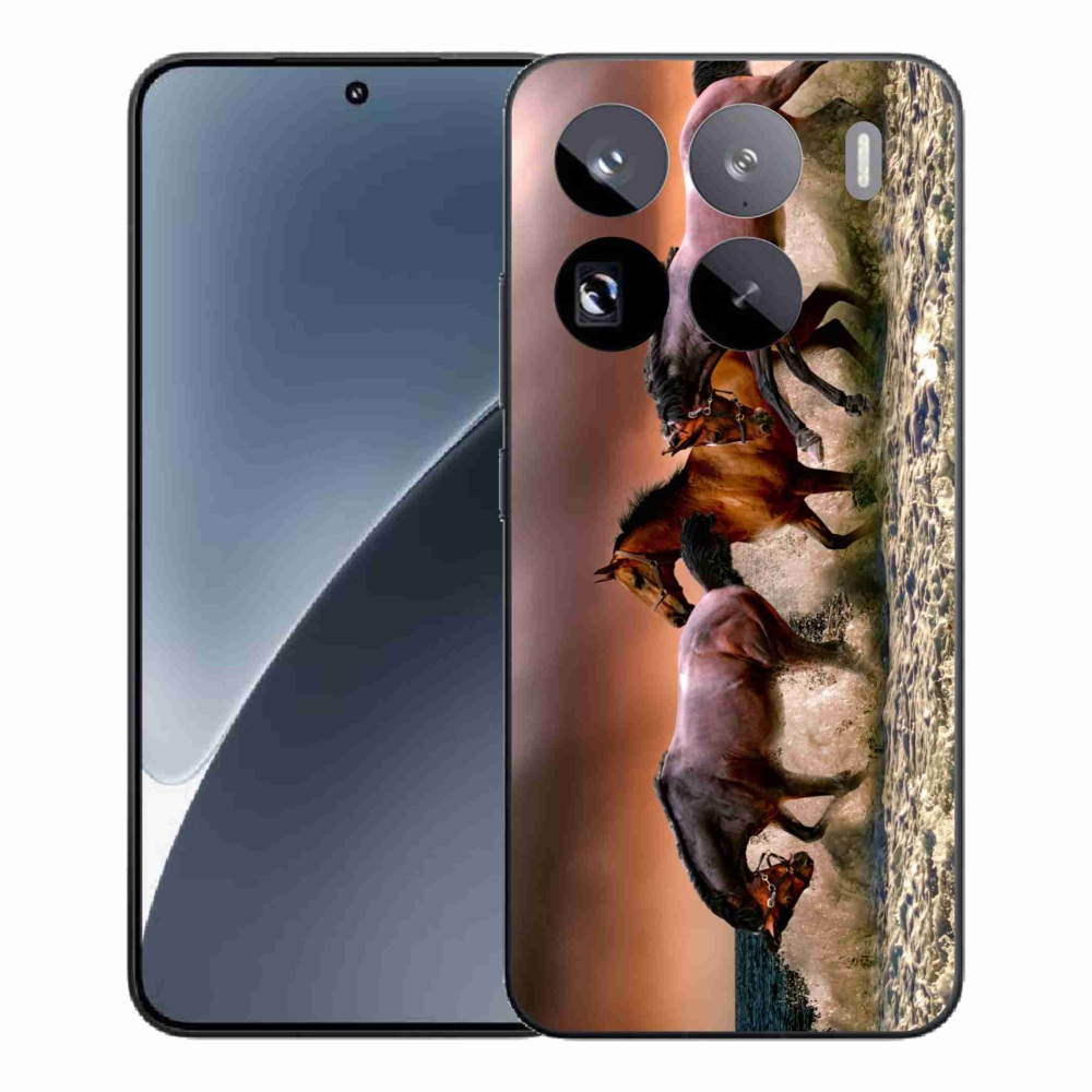 Gél borítás mmCase a Xiaomi 15 Pro-hoz - lovak 1