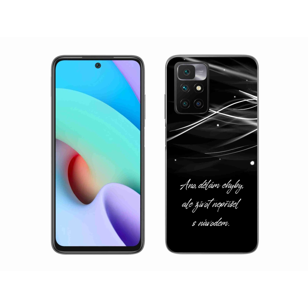 Gél borítás mmCase a Xiaomi Redmi 10/Redmi 10 (2022) - idézem fekete háttérrel