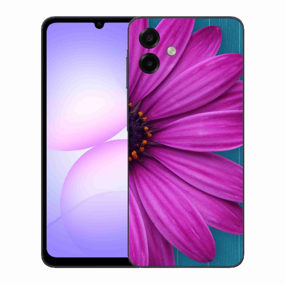 Gél védőhuzat mmCase Samsung Galaxy A07 4G - lila margaréta