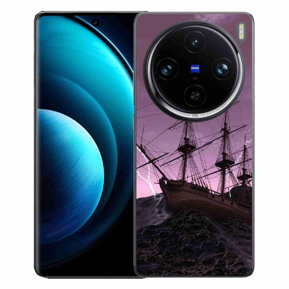 Zselés borítás mmCase a Vivo X100 Pro 5G-hez - hajó a viharban