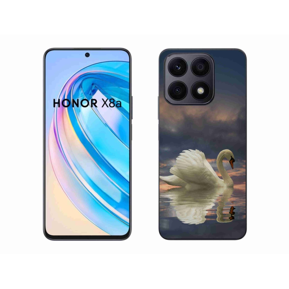 Zselés borítás mmCase a Honor X8a készülékhez - hattyú