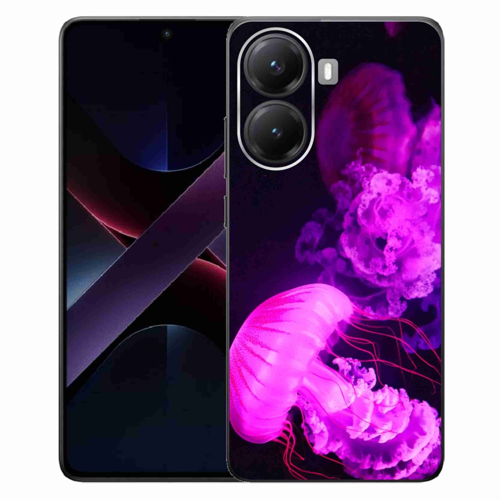 Gél borítás mmCase a Xiaomi Poco X7 Pro 5G-hez - medúza 1