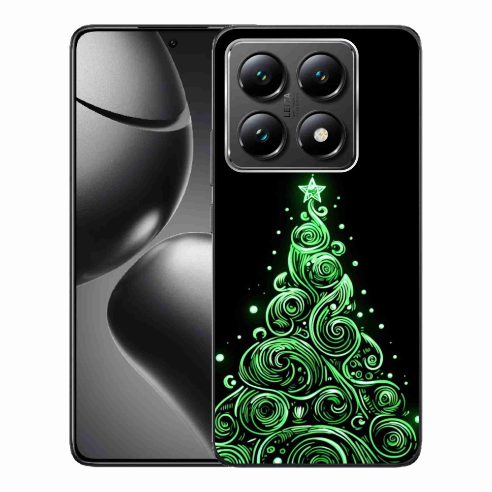 Gél borítás mmCase a Xiaomi 14T-hez - neon karácsonyfa 3