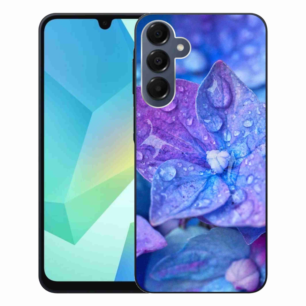 Gél védőhuzat mmCase Samsung Galaxy A16 4G/5G - lila virág