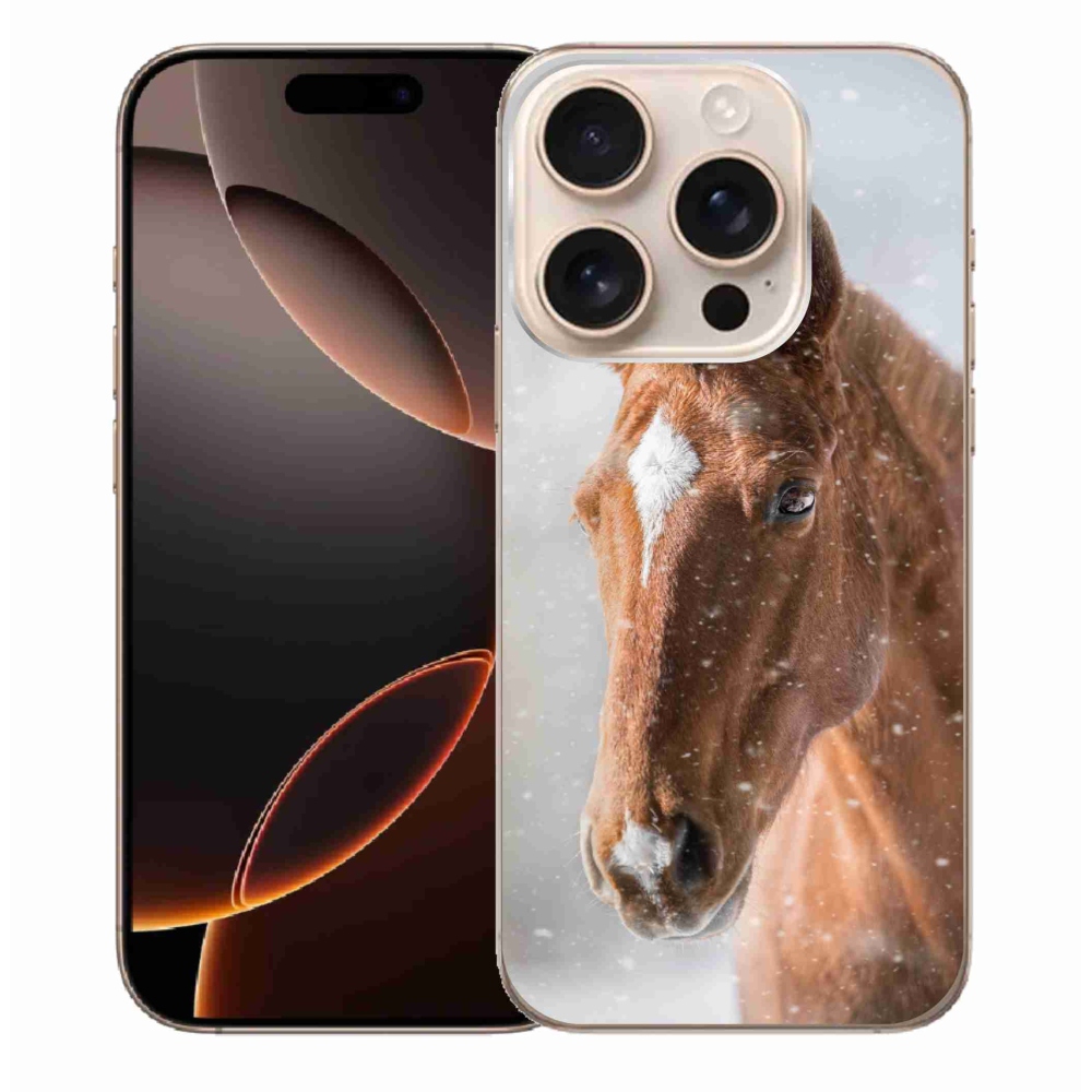 Gél védőhuzat mmCase iPhone 16 Pro Max készülékhez - barna ló 2
