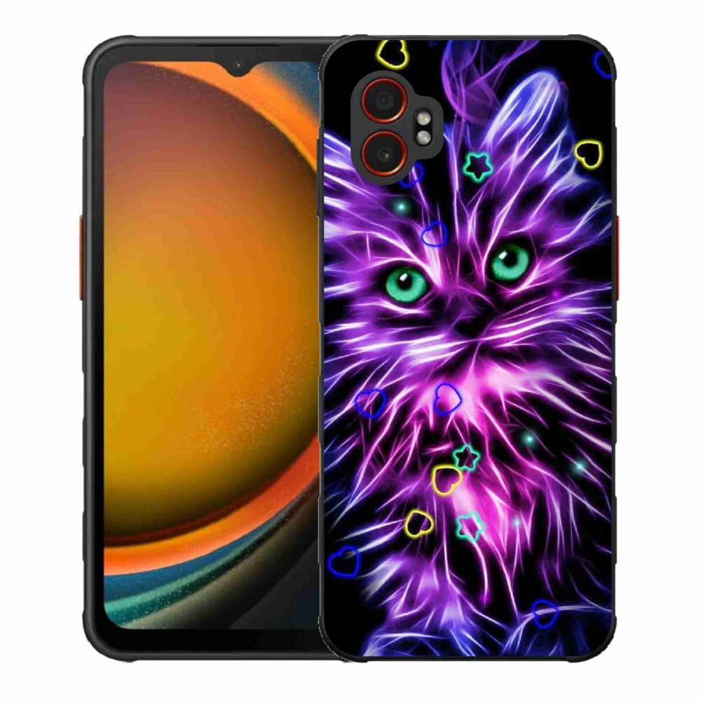 Gél borítás mmCase Samsung Galaxy Xcover 7 Pro készülékhez - absztrakt macska