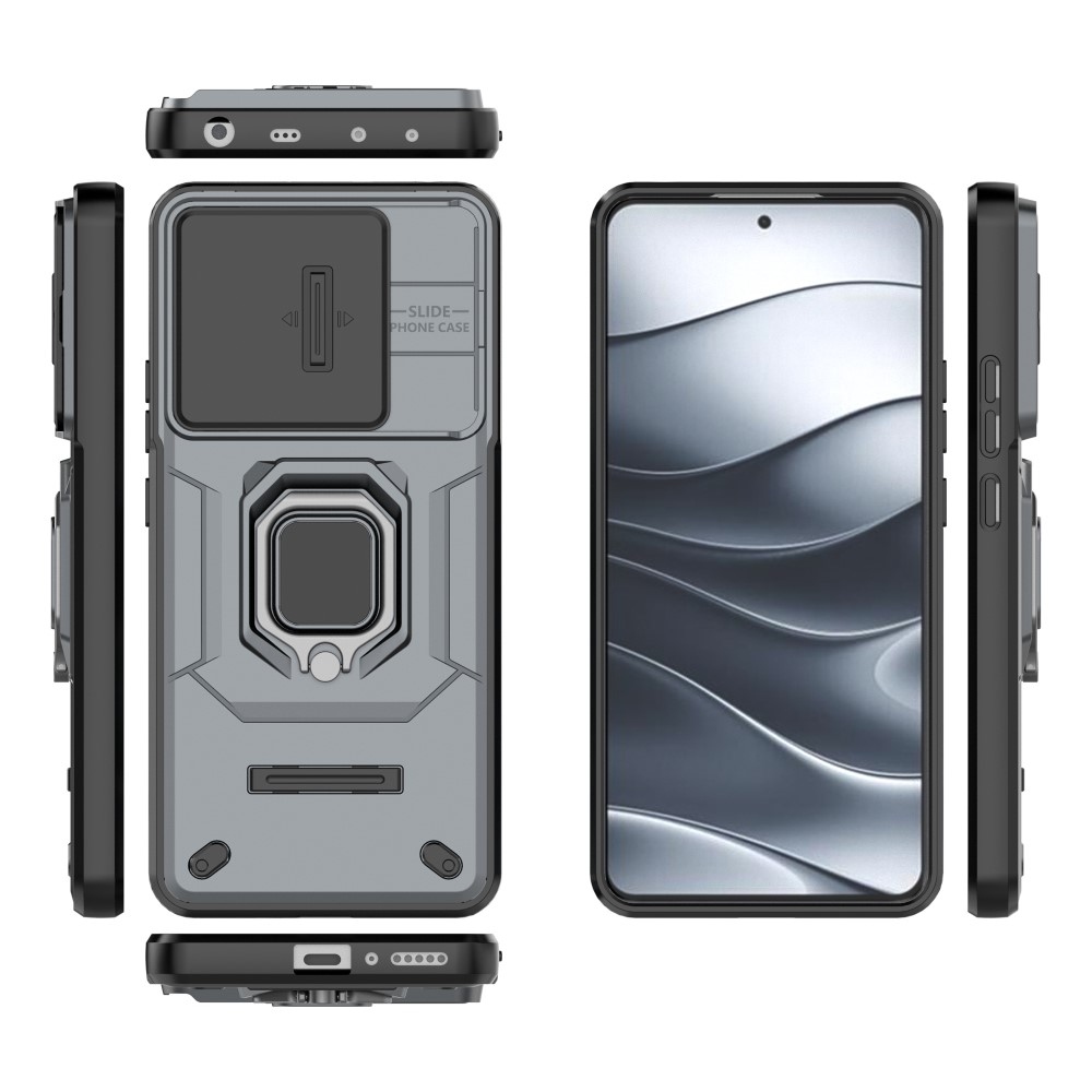 Lencseálló borítás a Xiaomi Redmi Note 14 5G készülékhez - szürke