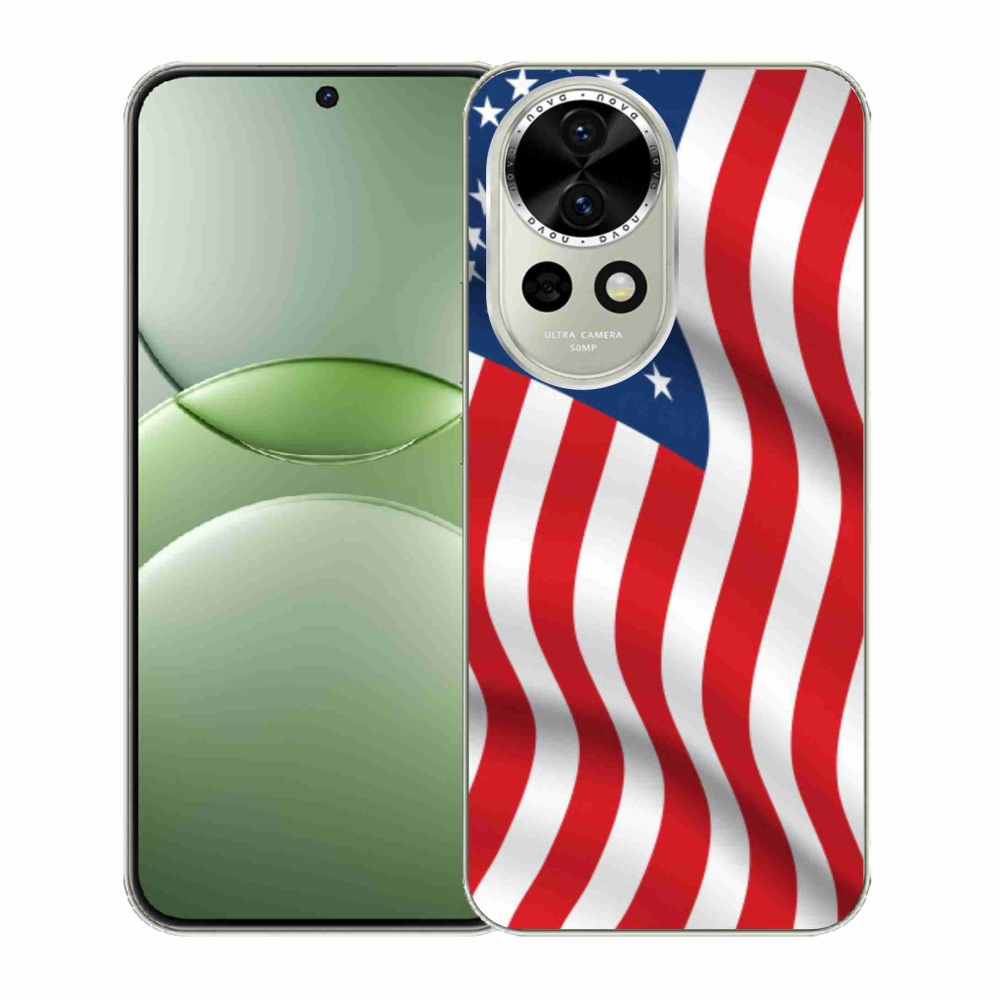 Gél borító mmCase a Huawei Nova 13 5G - amerikai zászlóra