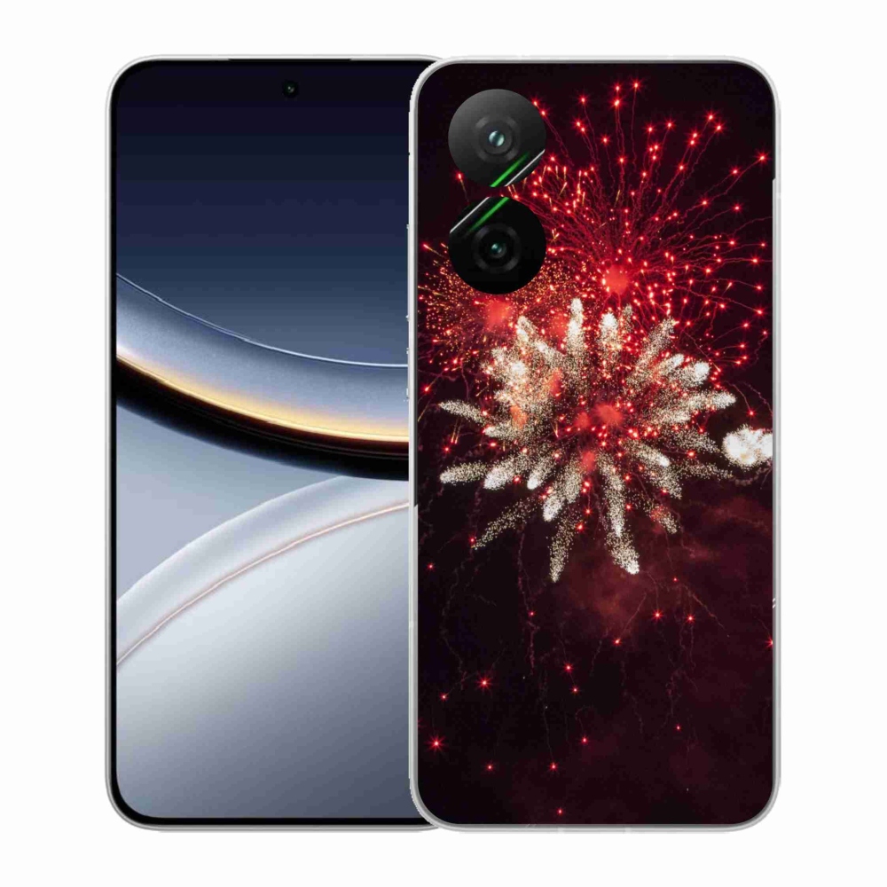 Gél borítás mmCase a Xiaomi Poco F7 5G számára - tűzijáték