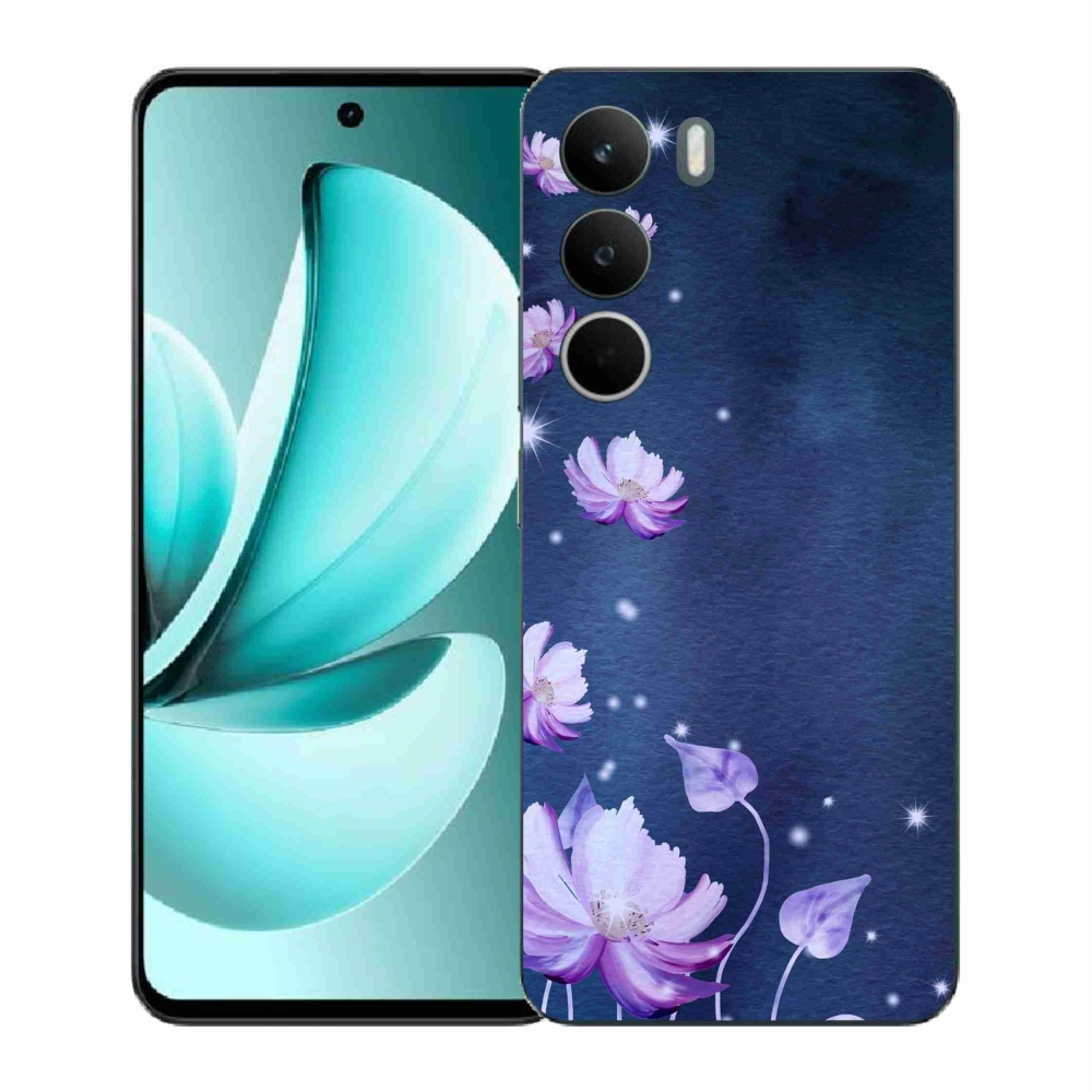 Gél borító mmCase a Realme C71 készülékhez - hulló virágok