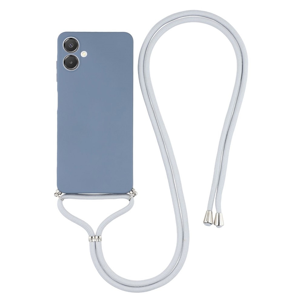 Bélés zselés tok húzózsinórral Samsung Galaxy A07 4G - szürke