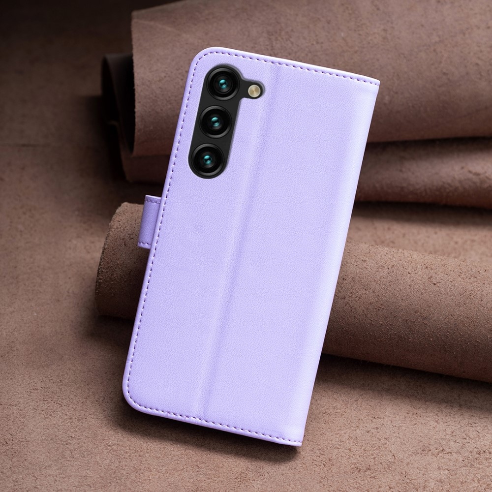 BNF könyvtáska Samsung Galaxy S24 készülékhez - világos lila