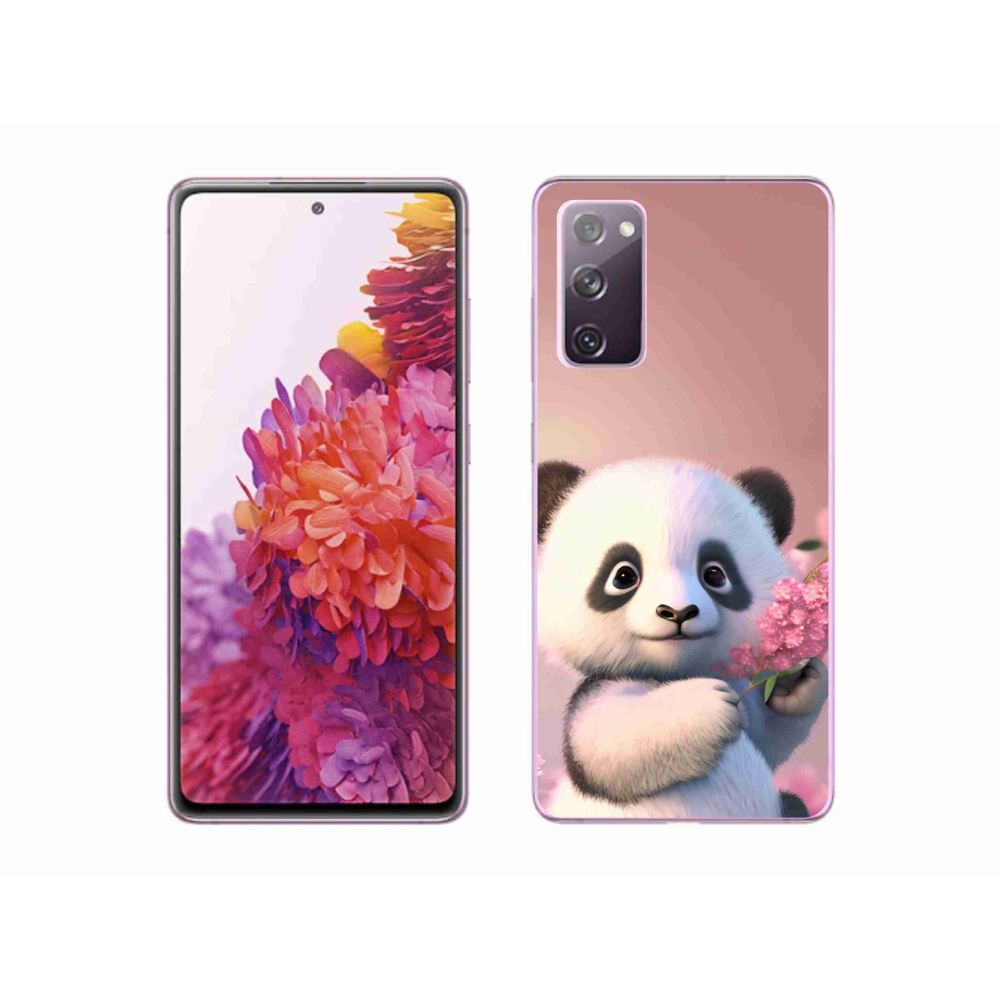Gél védőhuzat mmCase Samsung Galaxy S20 FE - aranyos panda