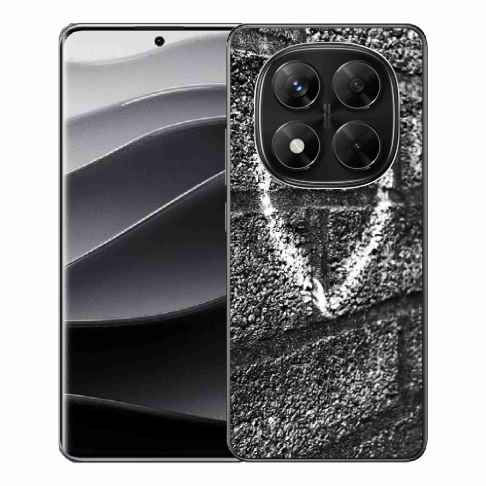 Gél borítás mmCase a Xiaomi Redmi Note 14 Pro 5G/Poco X7 5G számára - szív a falon