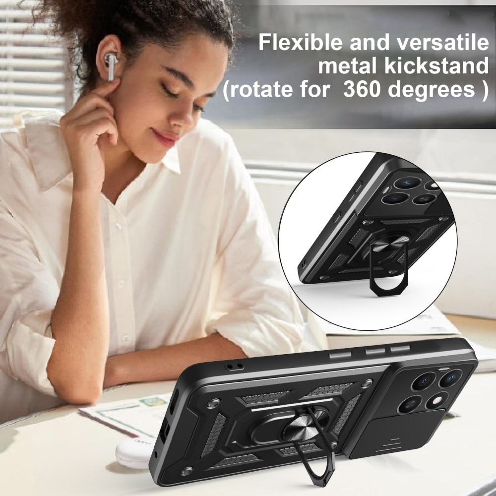 Csúszásálló borítás a Honor X8c készülékhez - fekete