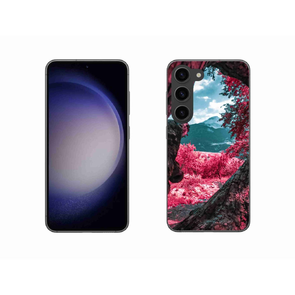 Gél borítás mmCase Samsung Galaxy S23 5G - hegyi kilátás