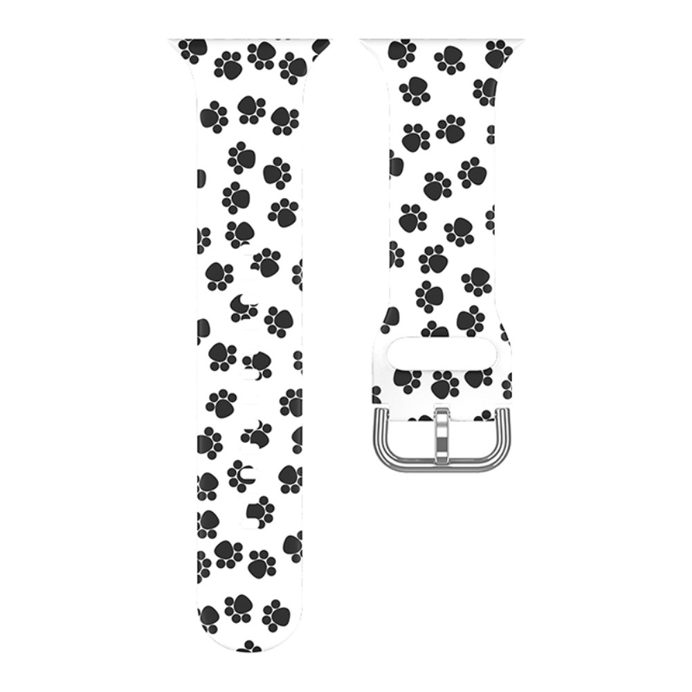Nyomtatott szilikon szíj Apple Watch Ultra/Ultra 2 49mm/SE/SE 2022/2023 44mm/9/8/7 45mm/6/5/4 44mm/3/2/1 42 mm - L minta