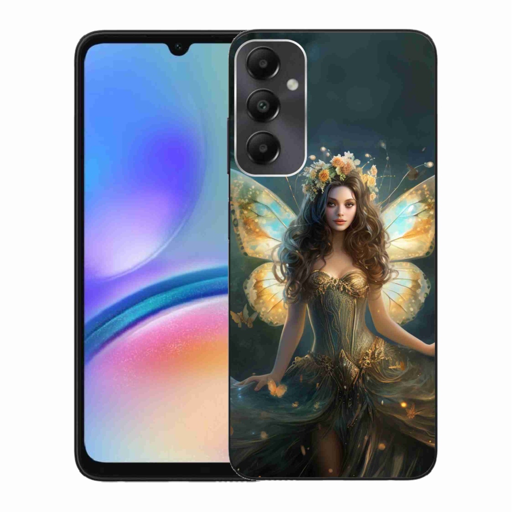 Gél borítás mmCase Samsung Galaxy A05s készülékhez - pillangó nő