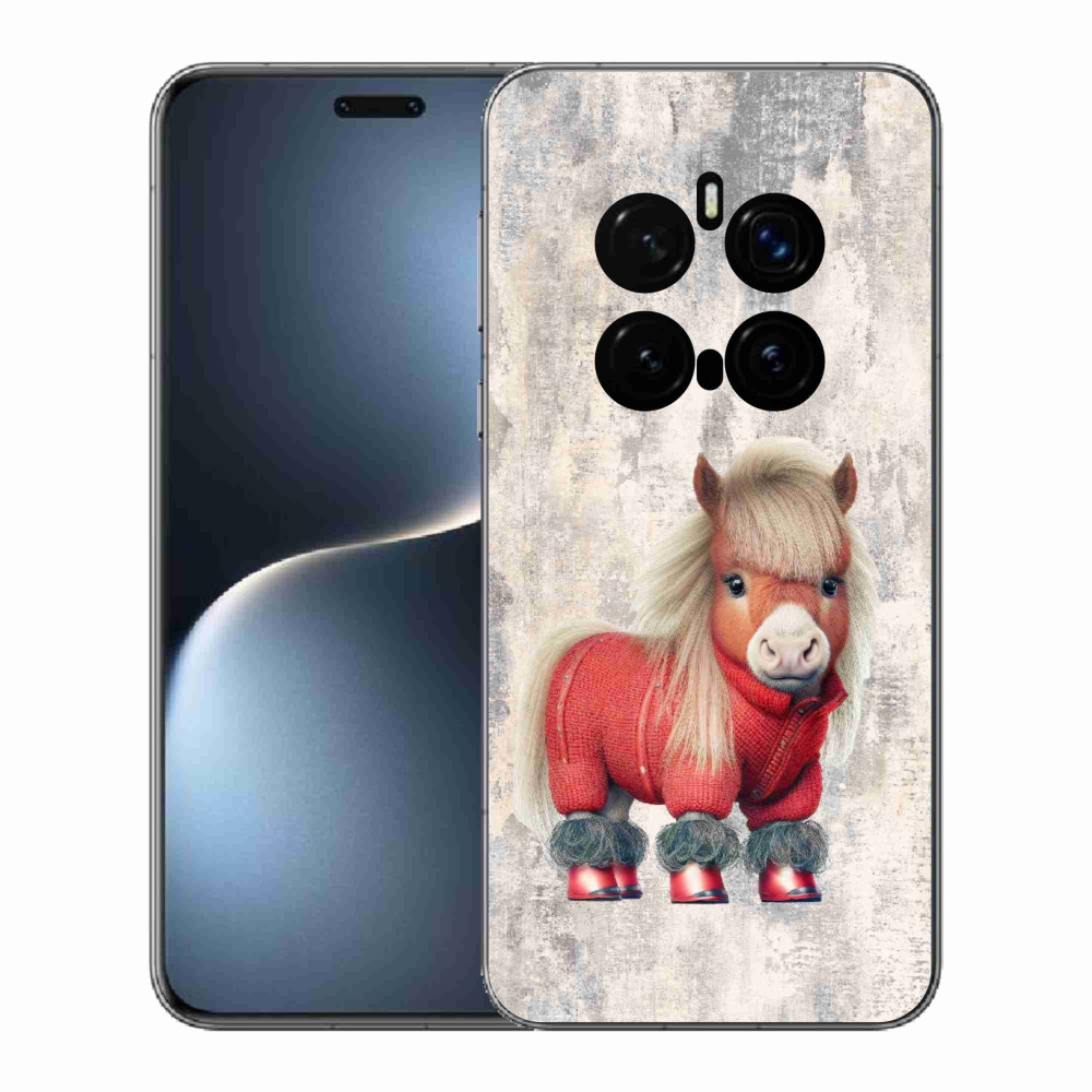 Gél borítás mmCase a Honor Magic 7 Pro 5G számára - póni pulóverben