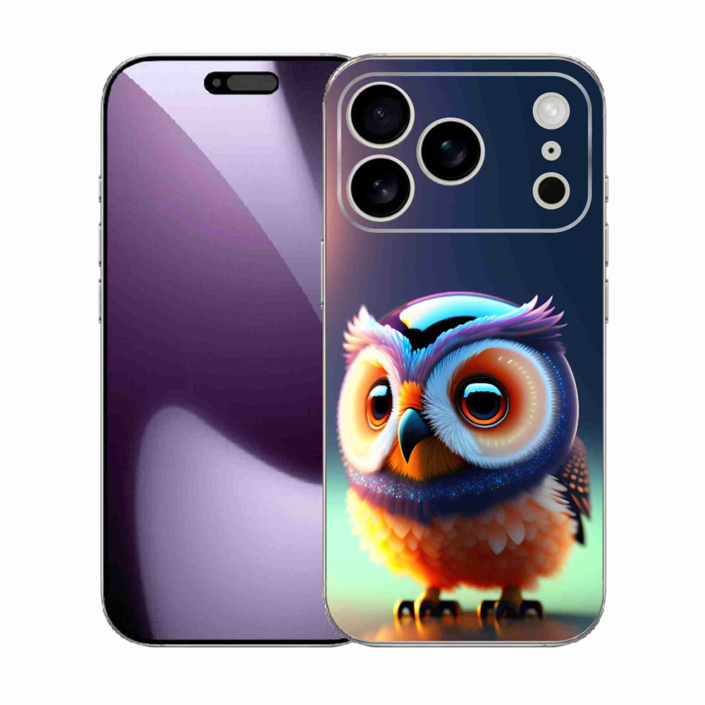 Zselés borítás mmCase iPhone 17 Pro készülékhez - bagoly