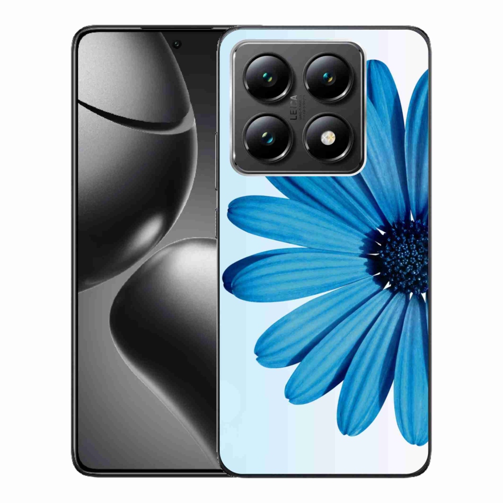 Gél tok mmCase a Xiaomi 14T-hez - kék százszorszép