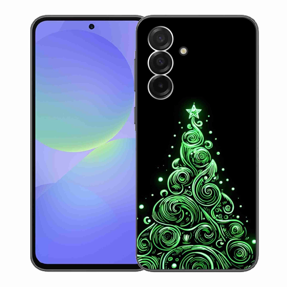 Gél borítás mmCase Samsung Galaxy A36 5G - neon karácsonyfa 3