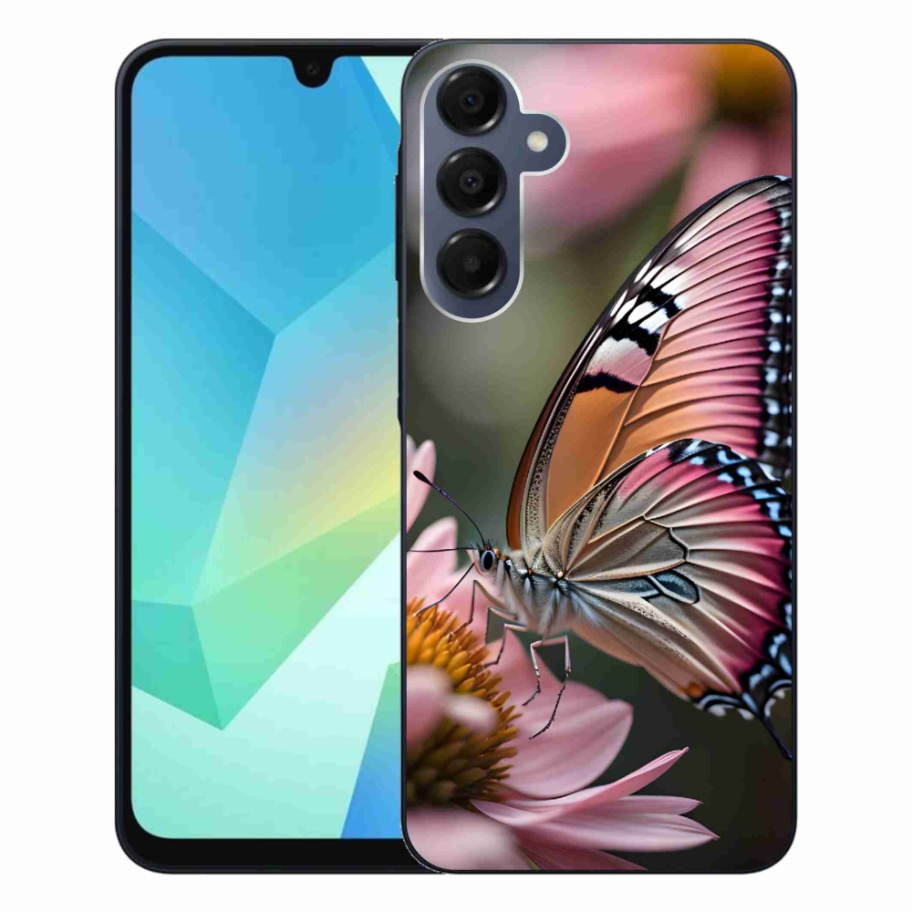 Zselés borítás mmCase Samsung Galaxy A16 4G/5G - színes pillangó