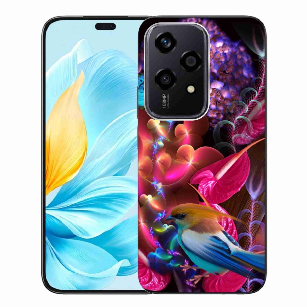 Zselés borító mmCase a Honor 200 Lite 5G számára - színes virágok