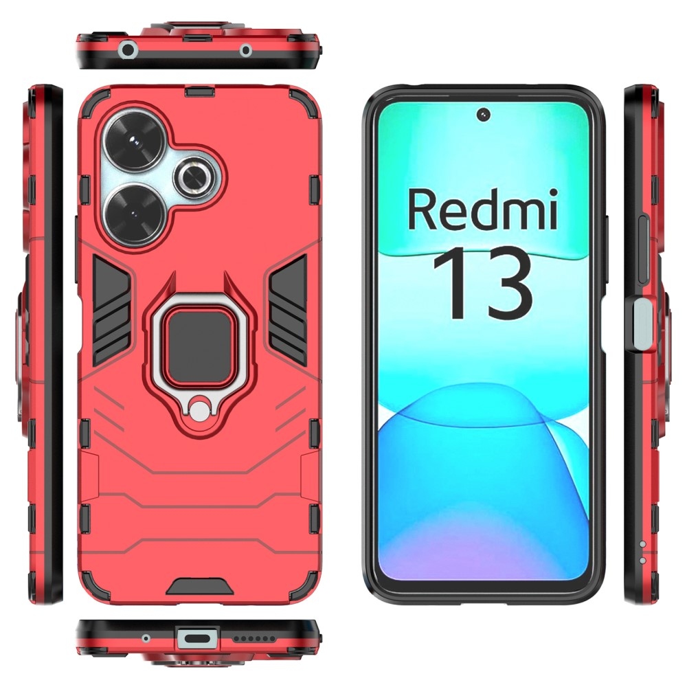 Guardy tartós védőhuzat Xiaomi Redmi 13 4G/Poco M6 4G - piros