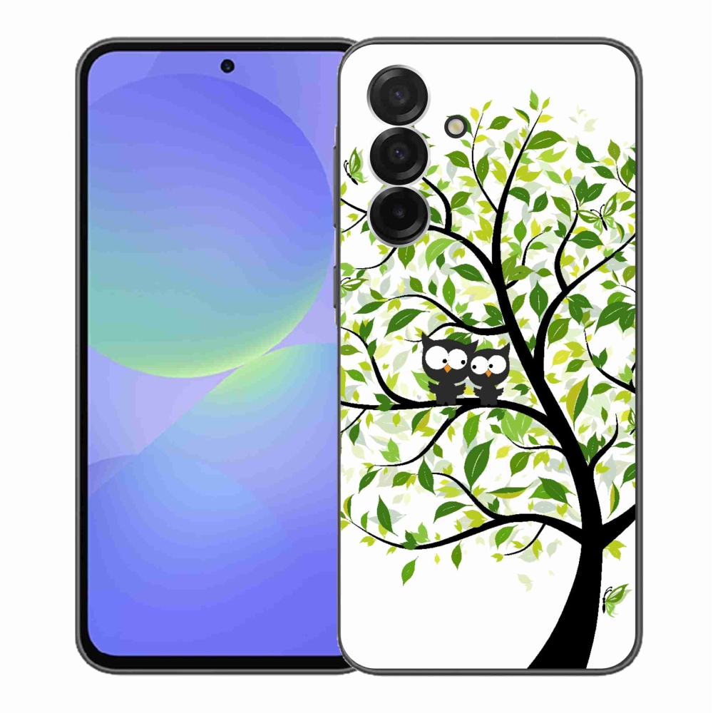 Zselés borítás mmCase Samsung Galaxy A36 5G - baglyok a fán