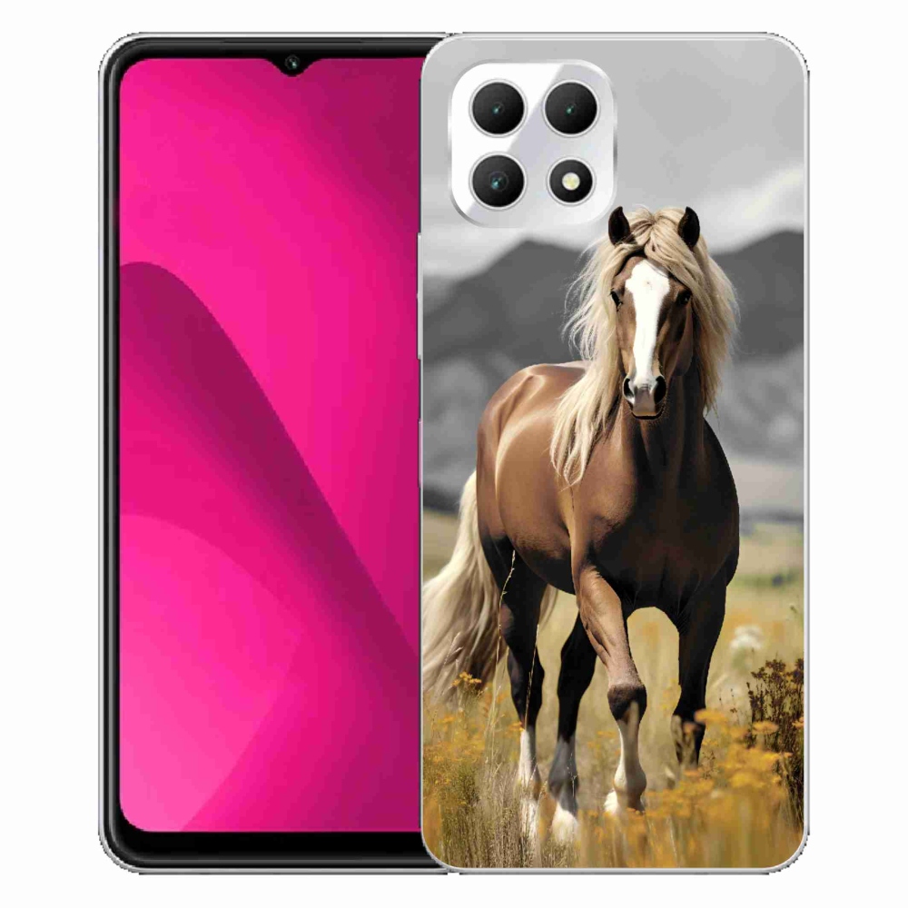 Zselés tok mmCase a T-Mobile T Phone 2 készülékhez - barna ló 1