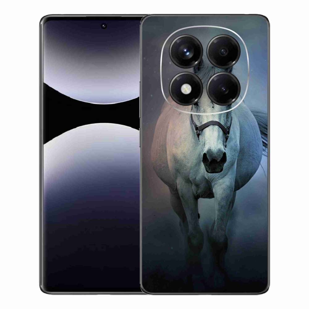 Gél borítás mmCase a Xiaomi Redmi Note 14 Pro számára - futó fehér ló