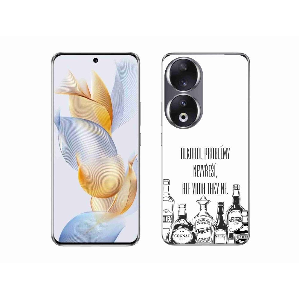 Gél borító mmCase a Honor 90-hez - vicces szöveg fehér háttérrel