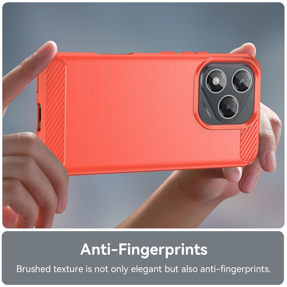 Szénálló zselés tok a Honor 400 Lite-hoz - piros