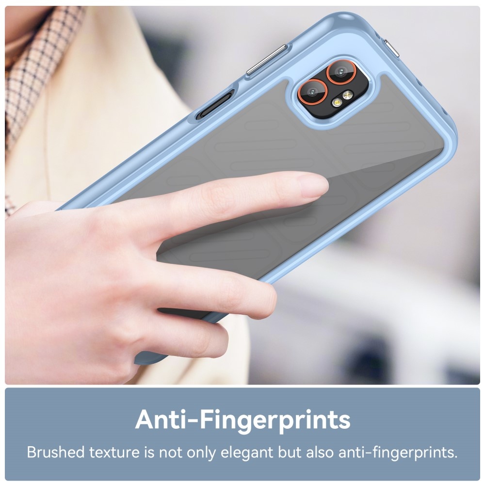 Gél tok kemény hátlappal Samsung Galaxy Xcover 7 Pro készülékhez - kék