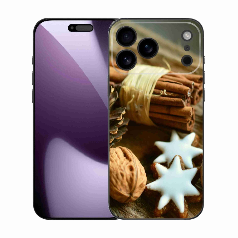 Gél borítás mmCase iPhone 17 Pro Max készülékhez - fahéj és mézeskalács