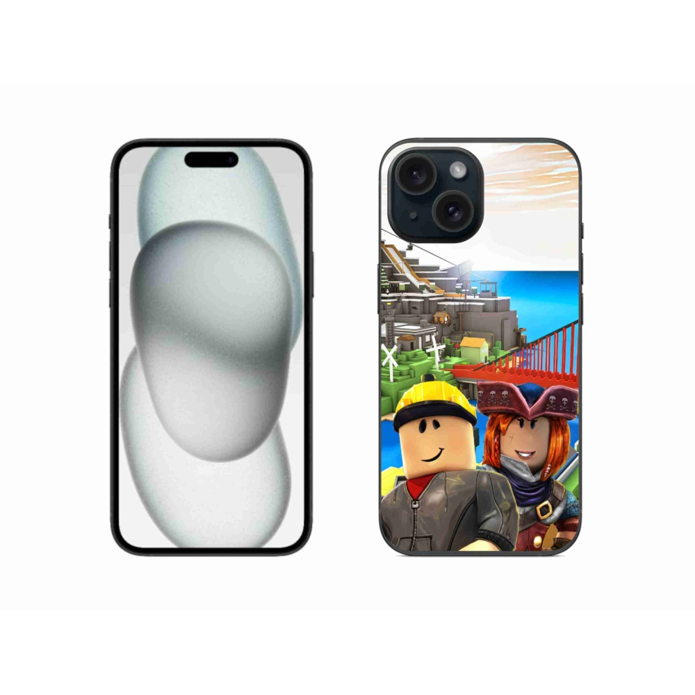 Zselés borítás mmCase iPhone 15 készülékhez - roblox 1