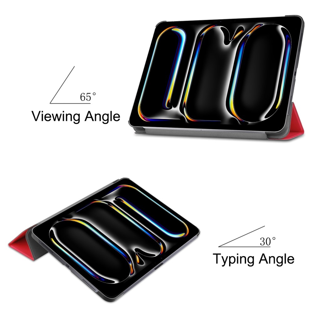 Tok okos záródó tok iPad Pro 13 (2024) - piros