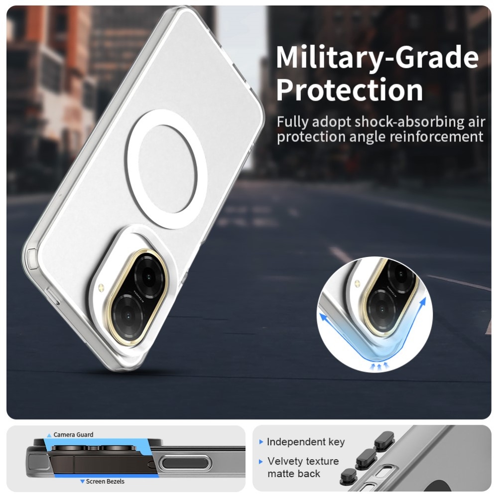 Candy zselés tok MagSafe-rel Xiaomi Redmi A5 (171.7x77.8x8.3mm) - átlátszó