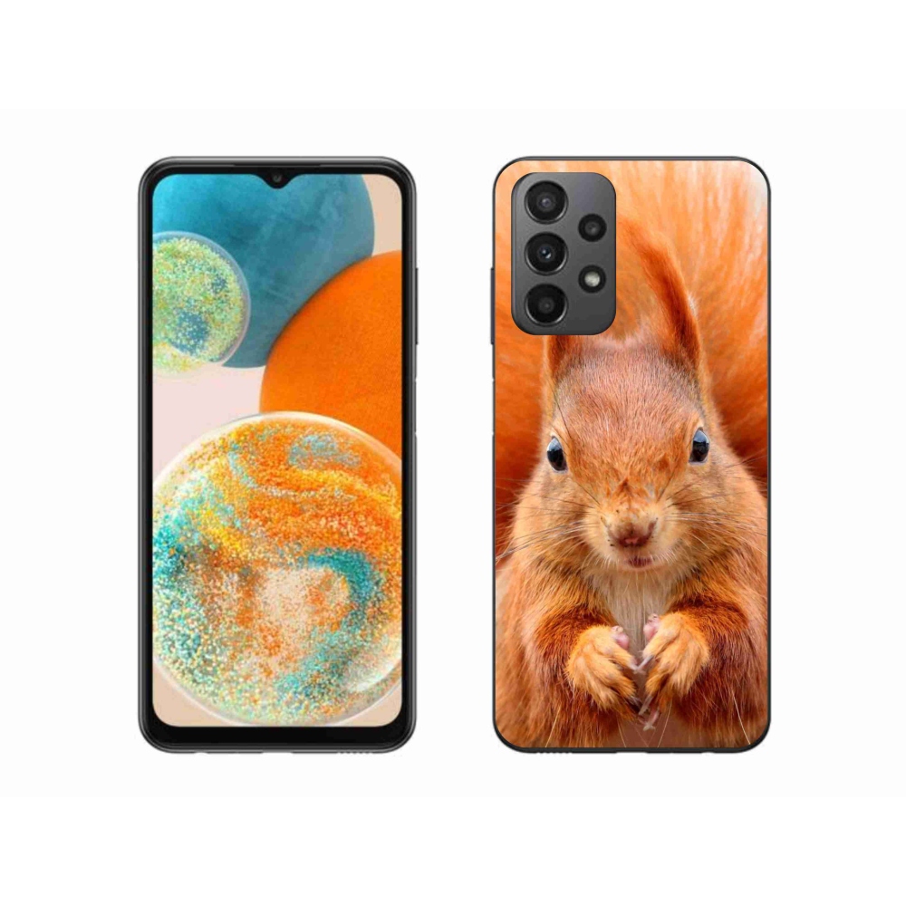 Zselés borítás mmCase Samsung Galaxy A23 4G/5G készülékhez - mókus