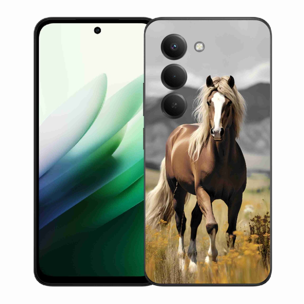 Gél borítás mmCase a Xiaomi Redmi 15 5G - barna ló 1