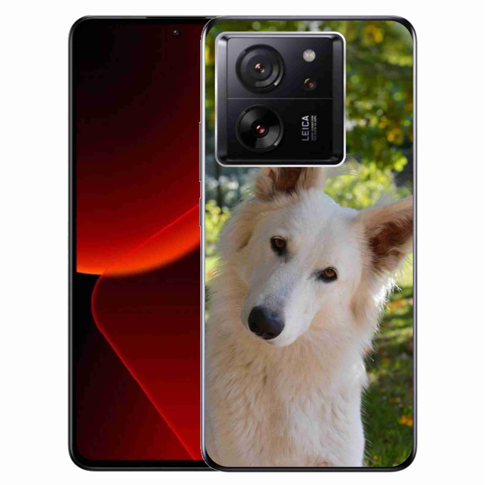 Gél borítás mmCase a Xiaomi 13T/13T Pro számára - fehér svájci pásztor 1