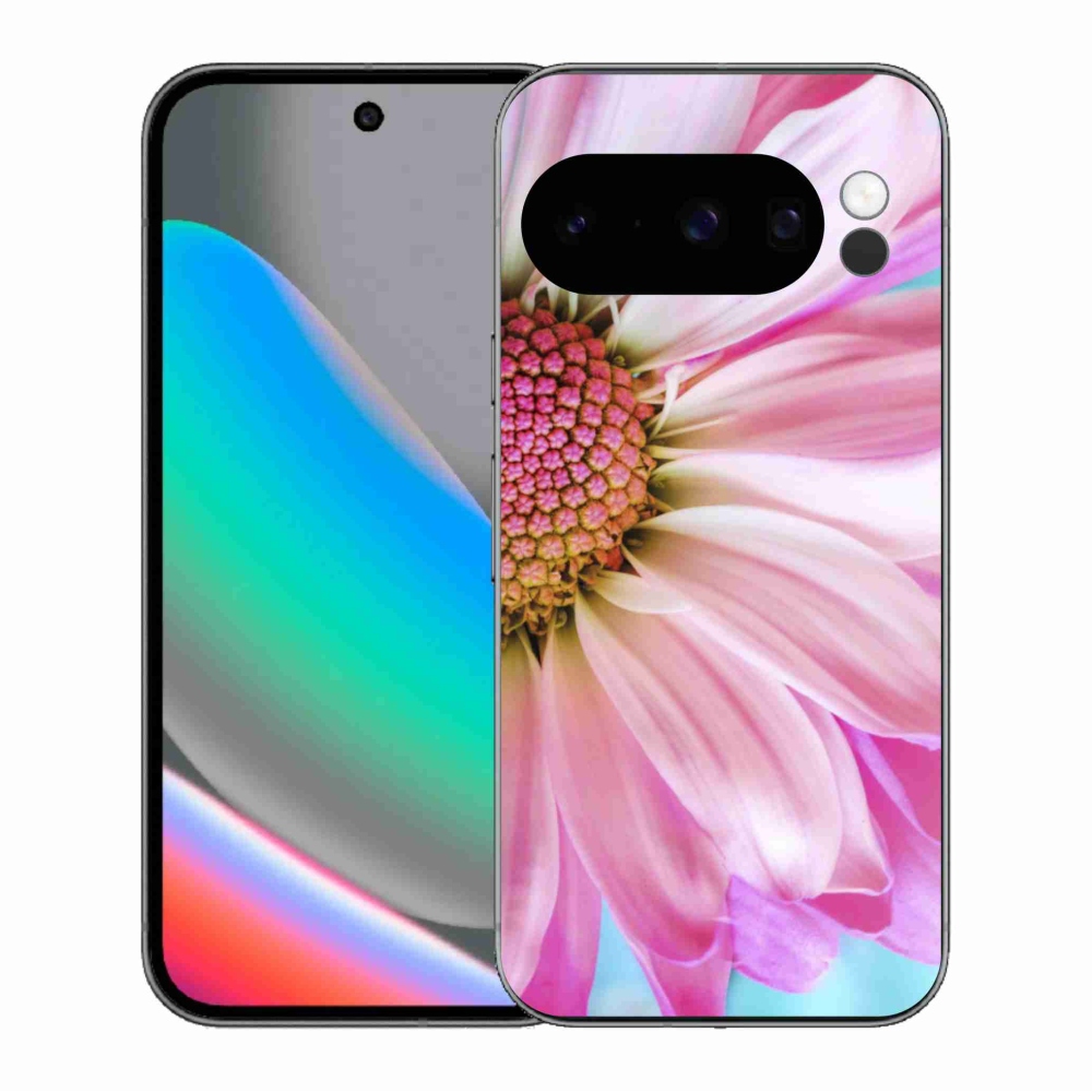 Gél védőhuzat mmCase a Google Pixel 10 Pro számára - rózsaszín virág