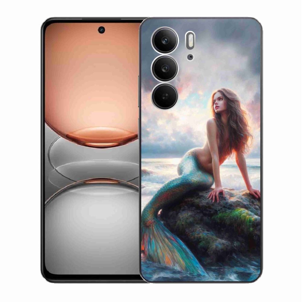 Gél borító mmCase a Realme C75 készülékhez - sellő